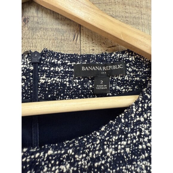 Banana Republic Textured Knit Dress Size 2 - Picture 3 of 8